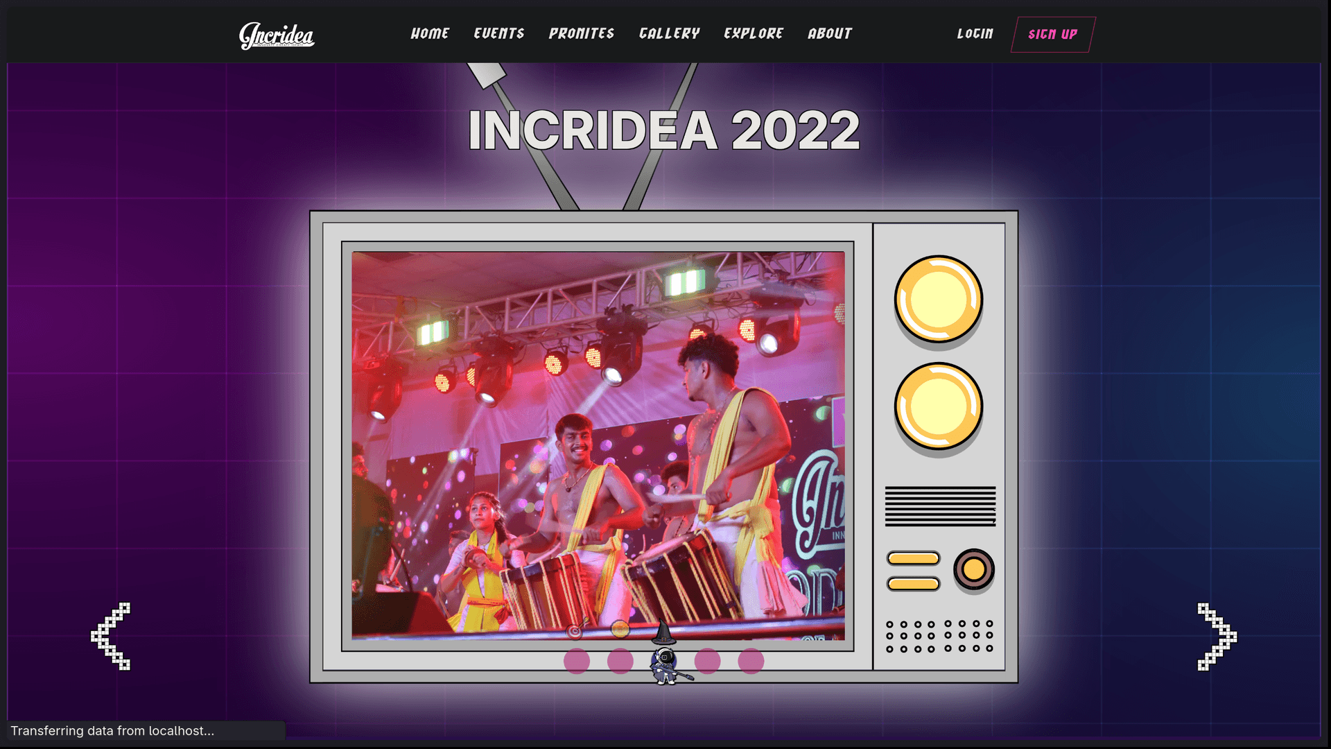 Incridea Client - College Event Platform screenshot 1